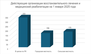 В Казахстане функционирует 333 санаторно-курортных организаций, из них 117 - в Туркестанской области