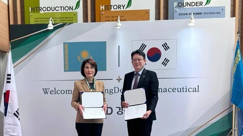МЗ РК и Kyungdong Pharmaceutical подписали меморандум о сотрудничестве в фармацевтике